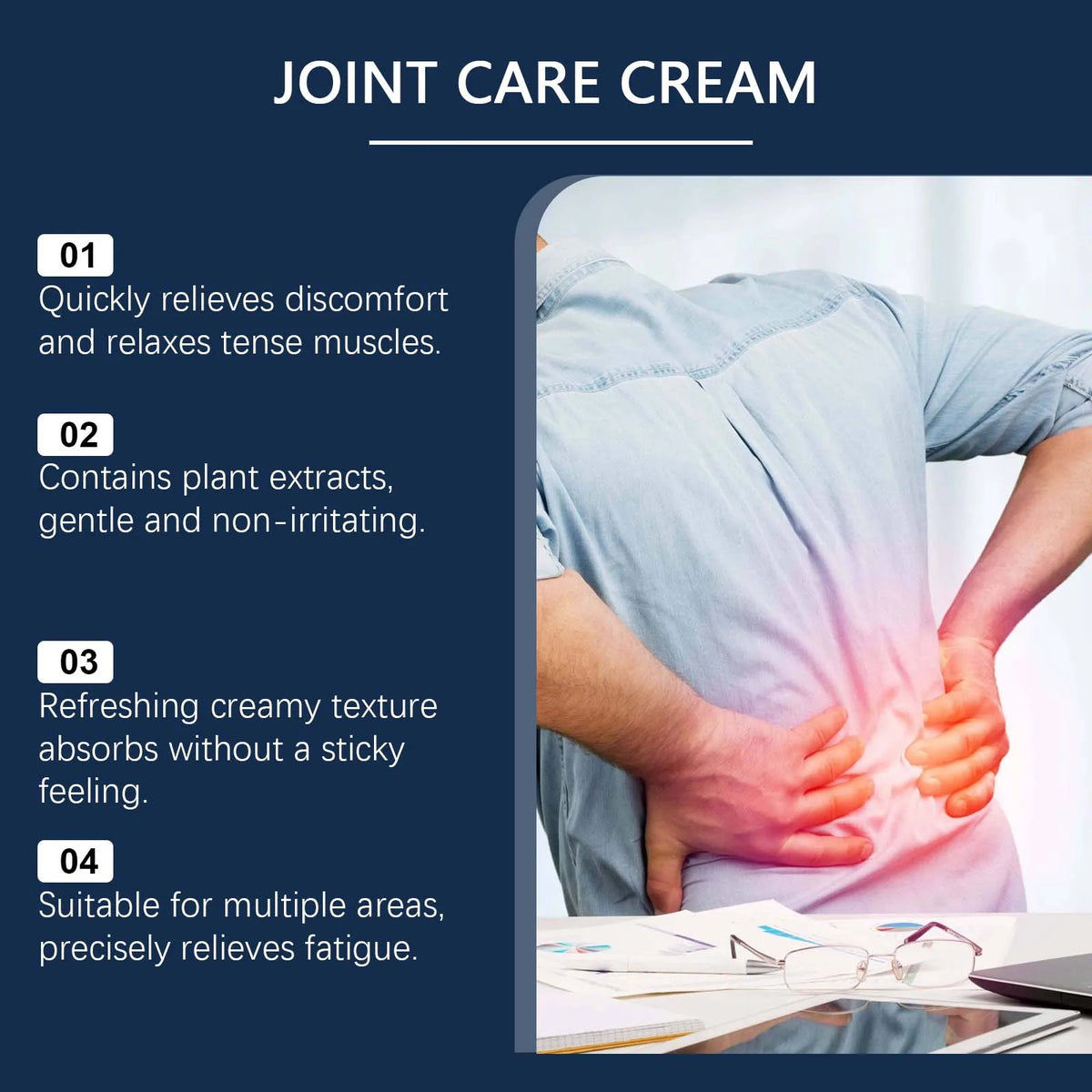 Daily Body Care Body Relief Cream for Joint and Muscle Comfort