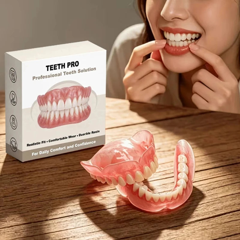 Bright Smile Comfort Dentures for Realistic Teeth Appearance and Fit - 1