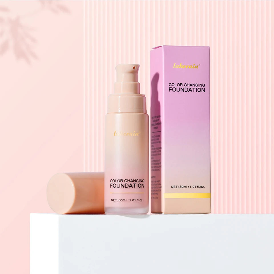 Daily Makeup Routine Color Changing Foundation For Flawless Skin Tone - 18