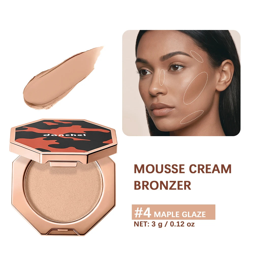 Daily Makeup Cream Mousse Contour Bronzer Soft Blend Matte Sculpt Shading - 26