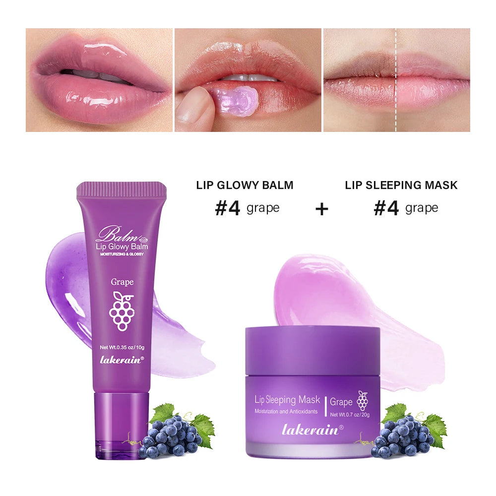 Daily Care Lip Balm and Mask Set for Smooth and Hydrated Lips