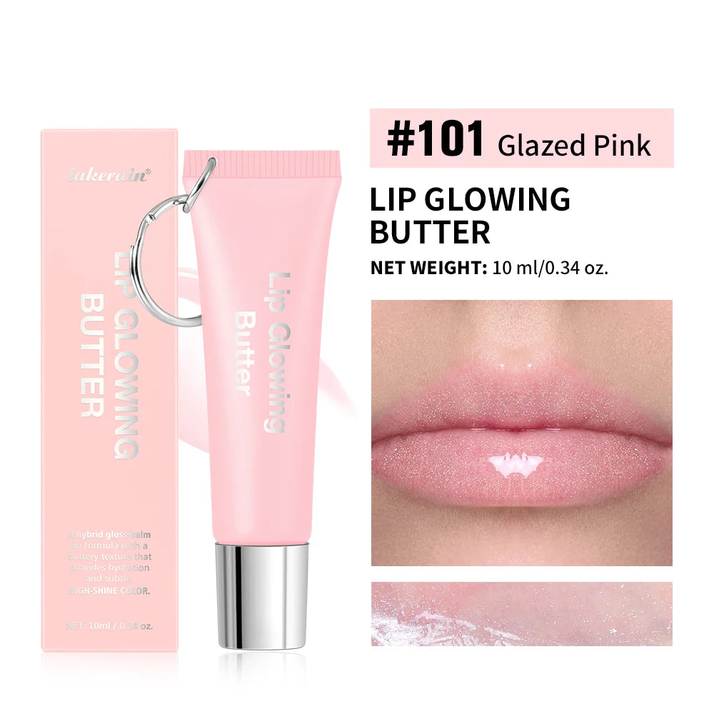Daily Makeup Lip Gloss With Keychain For Long Lasting Hydrating Care