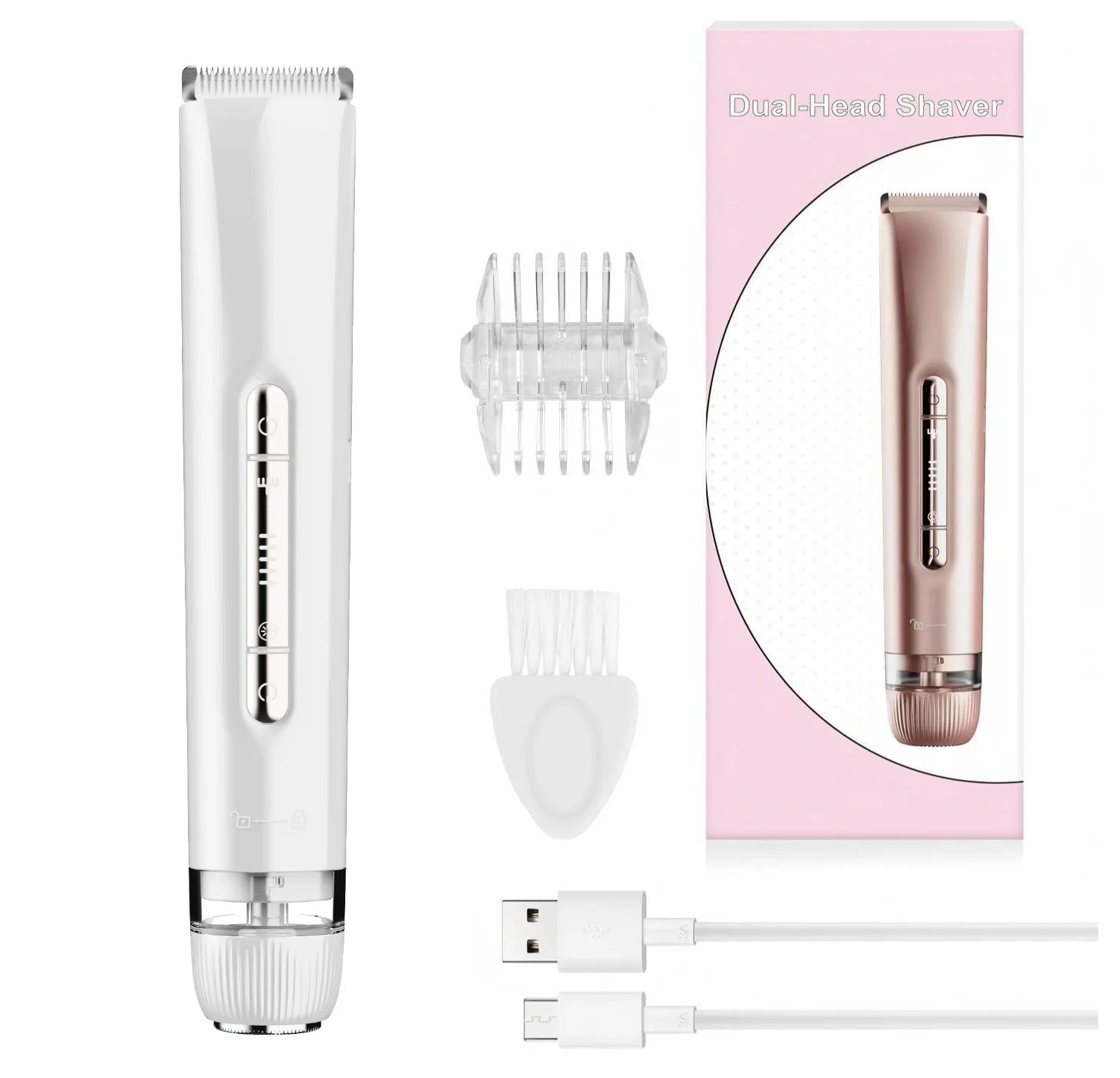 Bathroom Shaving Bikini Trimmer for Women Painless Hair Remover Razor - 15