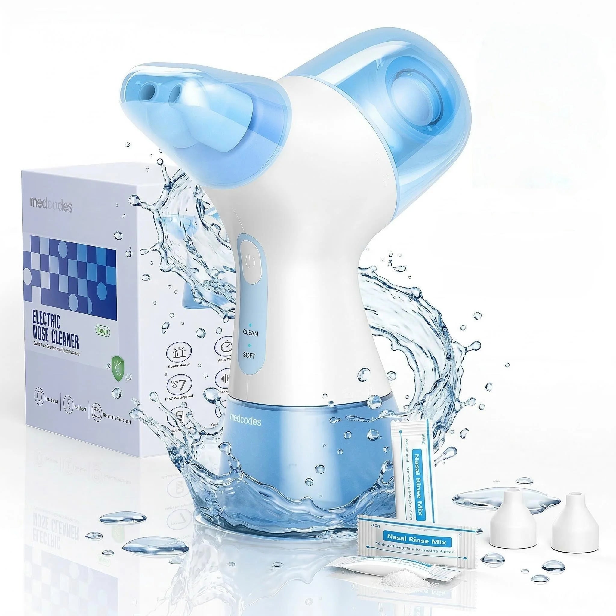 Sinus allergy relief nasal irrigation system for easy congestion care - 1
