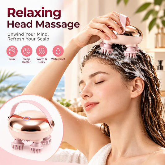 Home Electric Head Massager for Deep Scalp Relaxation and Tension Relief