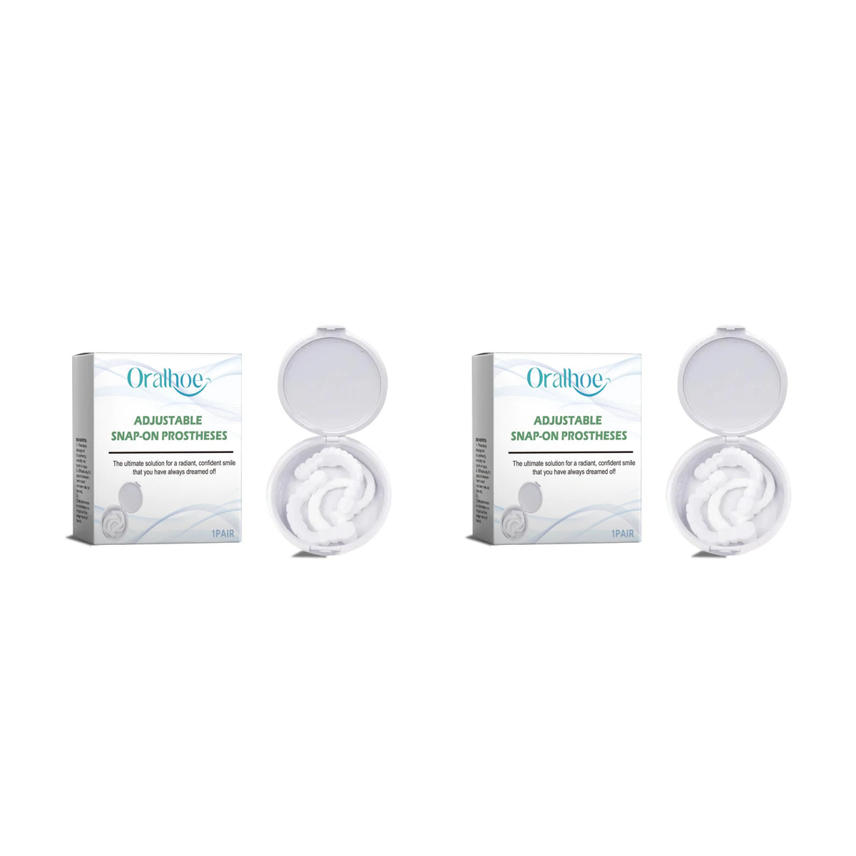 Smile Makeover Snap On Dentures for Gaps And Stains