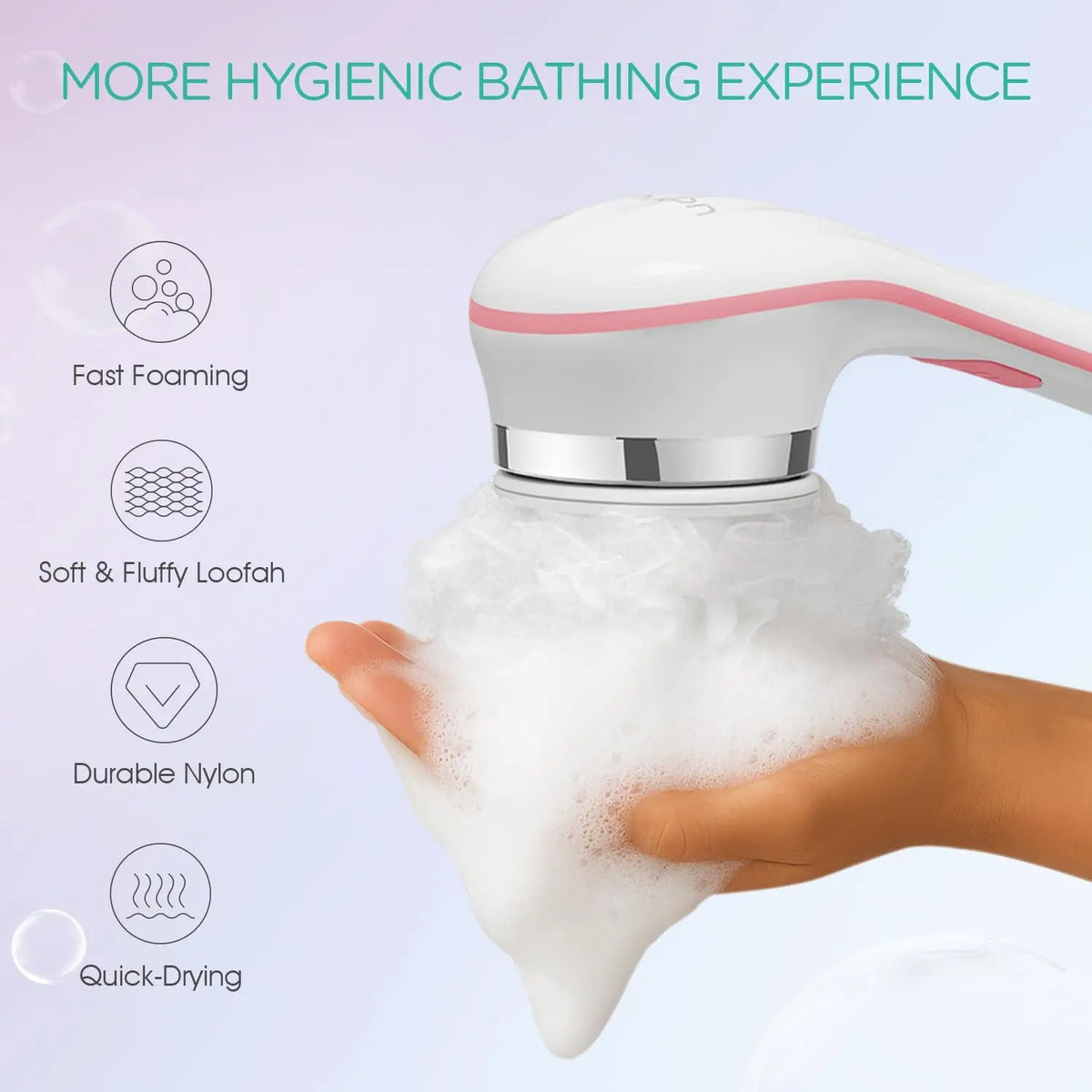Bathroom Electric Body Scrubber for Deep Cleansing and Exfoliating
