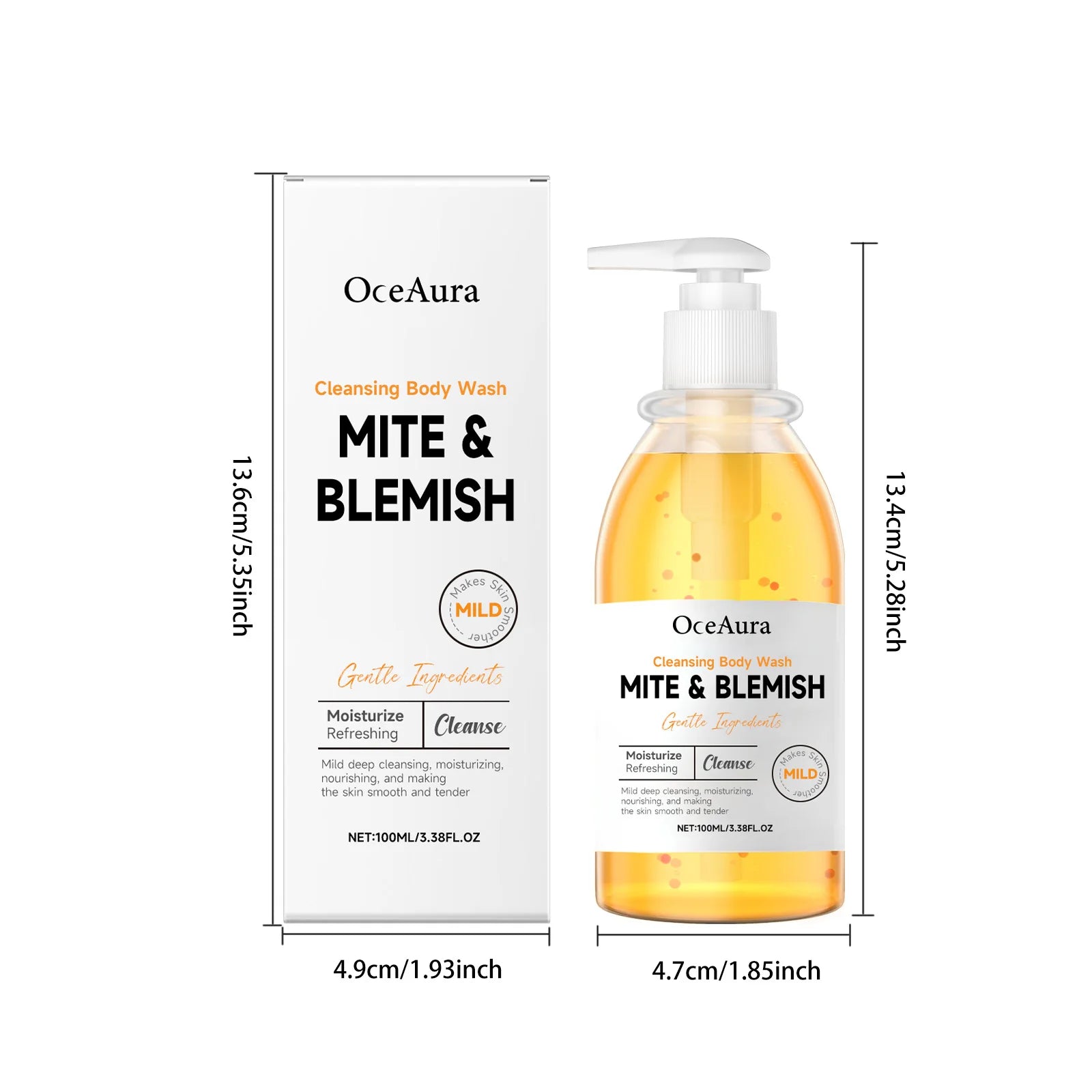Oily Skin Mite And Blemish Cleansing Body Wash For Acne Control - 7
