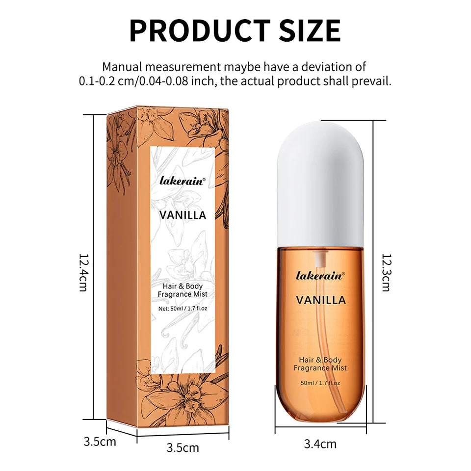 Daily Dating Vanilla and Rose Fragrance Mist Perfume for Fresh Scent