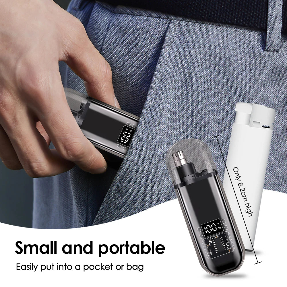 Daily Grooming Electric Nose Hair Trimmer for Painless Personal Care - 5