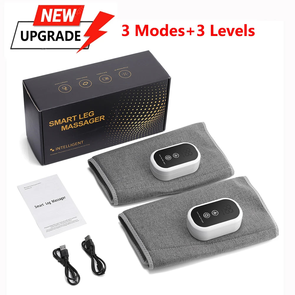 At Home Wireless Air Pressure Calf Massager for Deep Muscle Relaxation