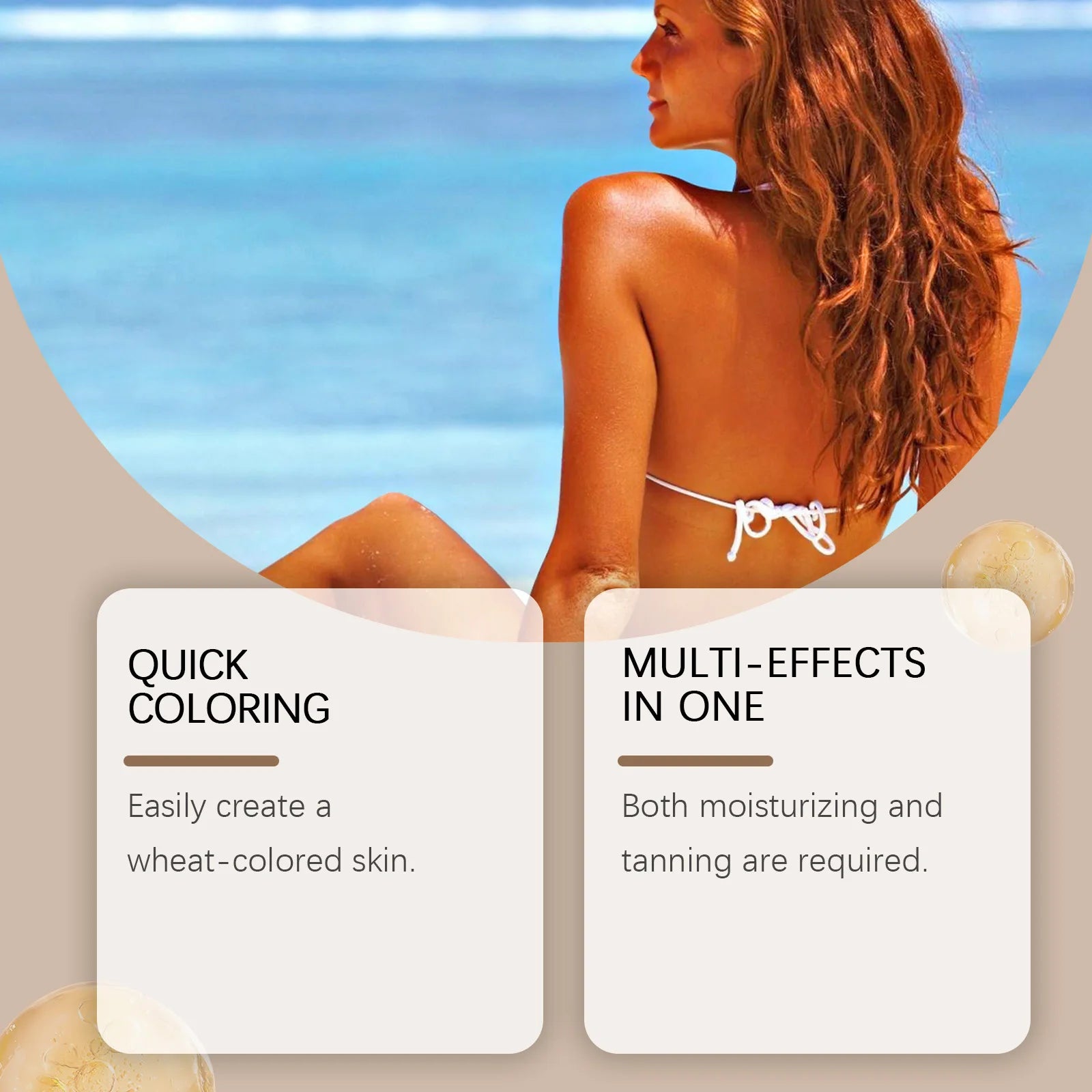 Beach Day Self Tanning Lotion Natural Bronze Glow For Full Body - 8