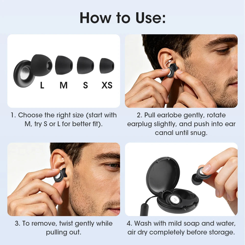 Better Sleep Noise Canceling Sleep Earplugs For Restful Nights - 15