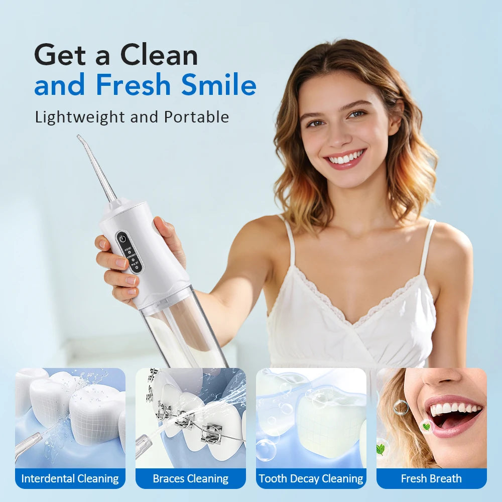 Bathroom dental care portable water flosser for deep cleaning teeth - 5
