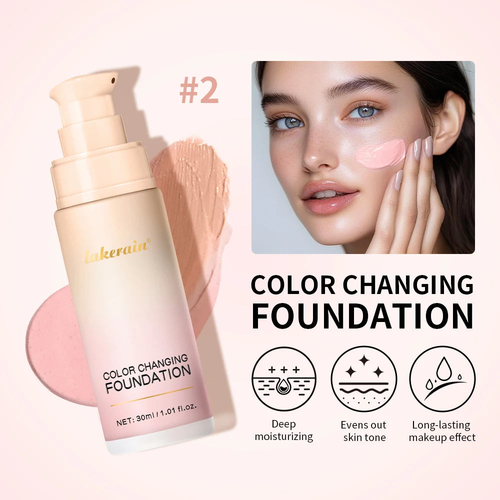 Daily Makeup Routine Color Changing Foundation For Flawless Skin Tone