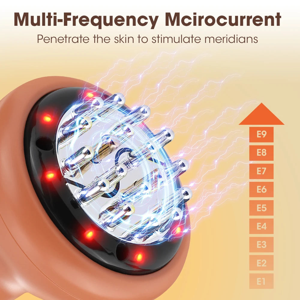 Abdominal massage electric massager for heat compress and muscle relaxation