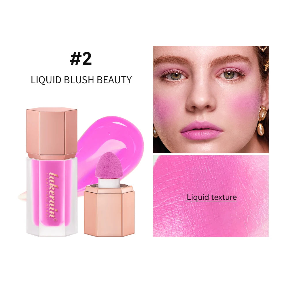 Daily Makeup Liquid Blush Long Lasting Waterproof Matte Velvet Formula