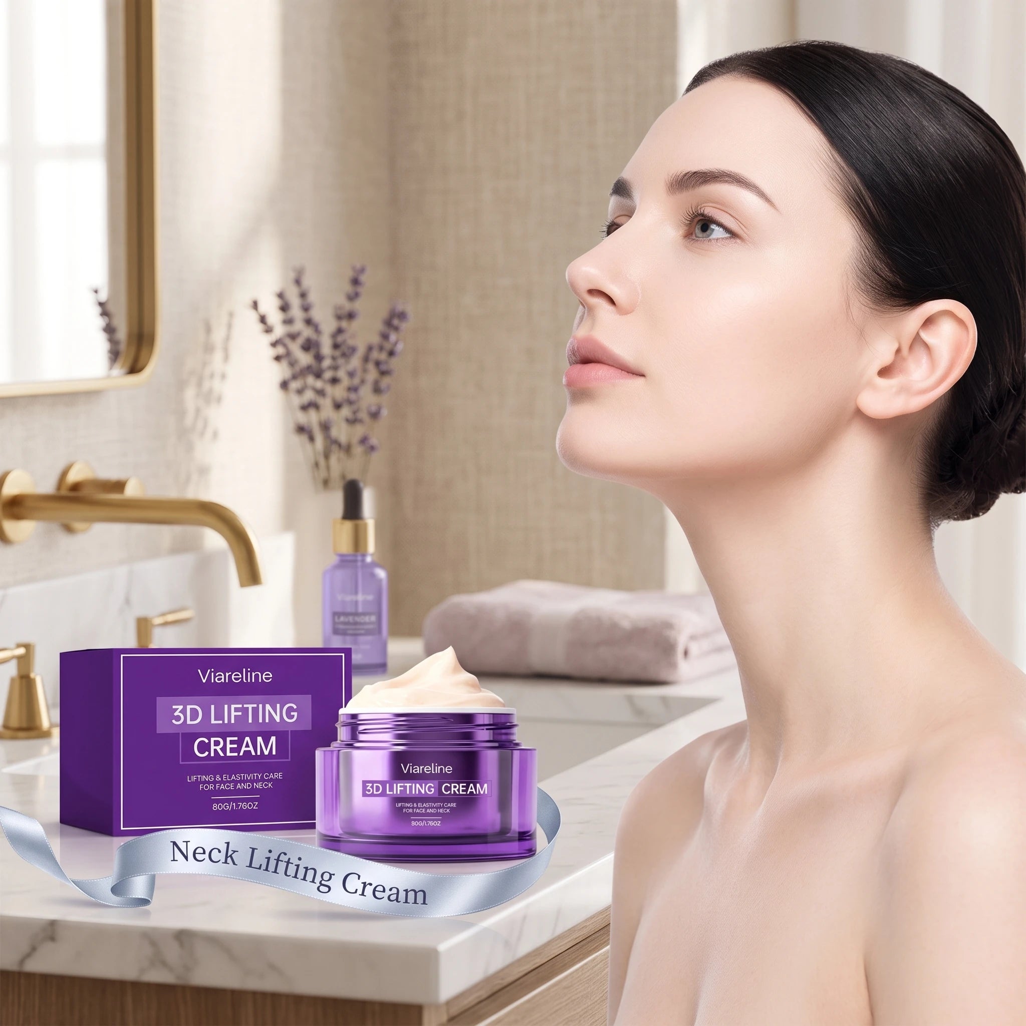 Daily Face And Neck 3D Lifting Cream For Firming And Smoothing Skin Care - 5