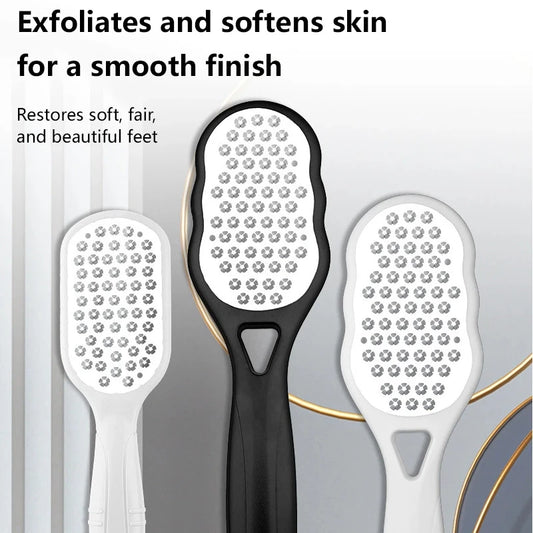 home pedicure care stainless steel foot file for cracked heels removal