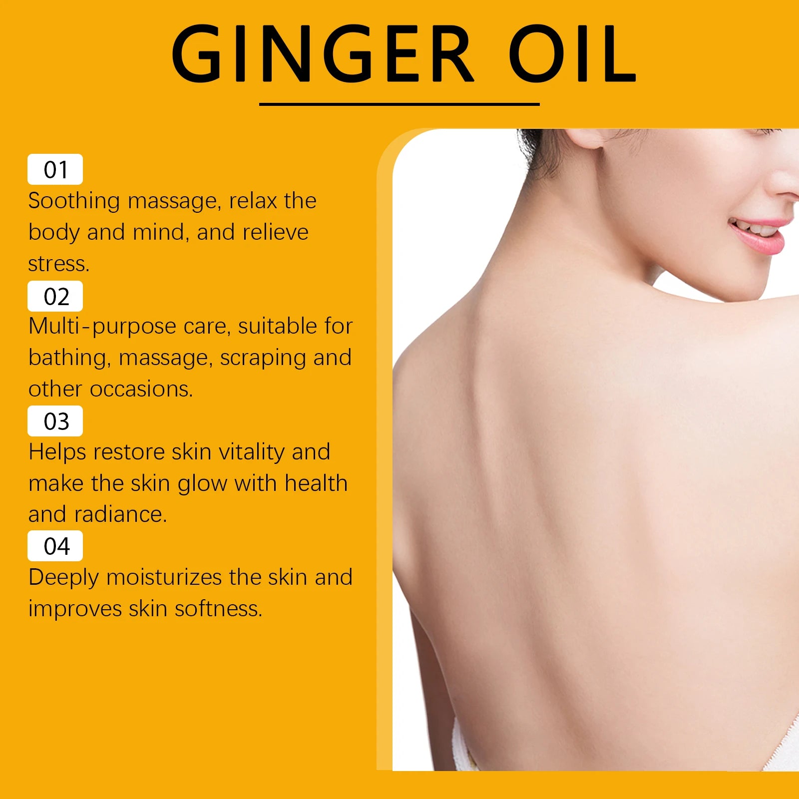 Relaxing at home with ginger massage oil for smooth skin and tension relief - 12