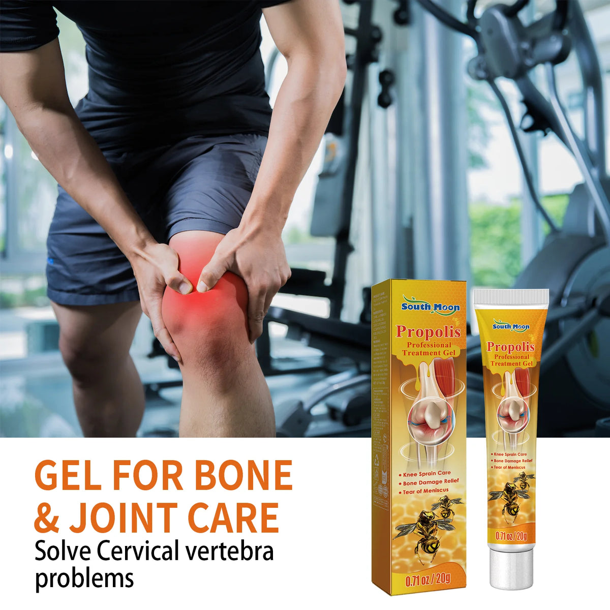 Post Workout Joint Care Gel for Knees Back Neck and Shoulders