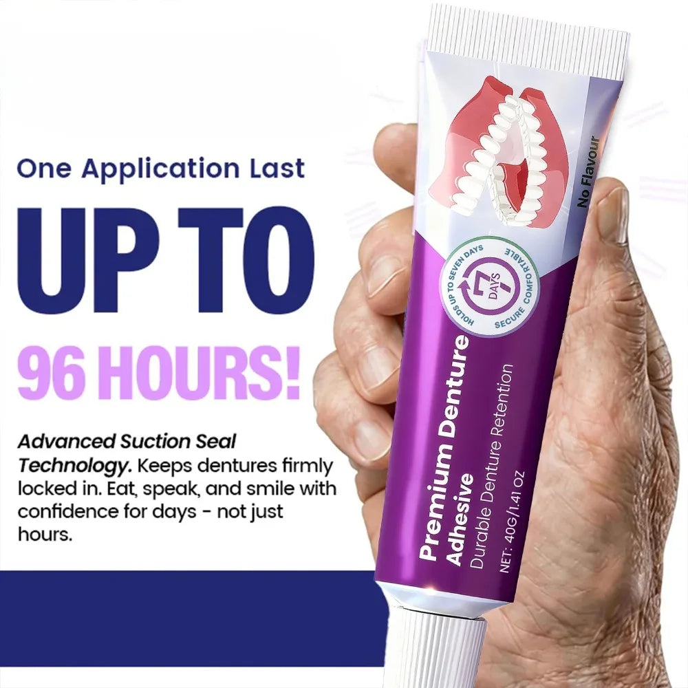 Daily Denture Care Thermoplastic Denture Adhesive Kit for Secure Hold - 1