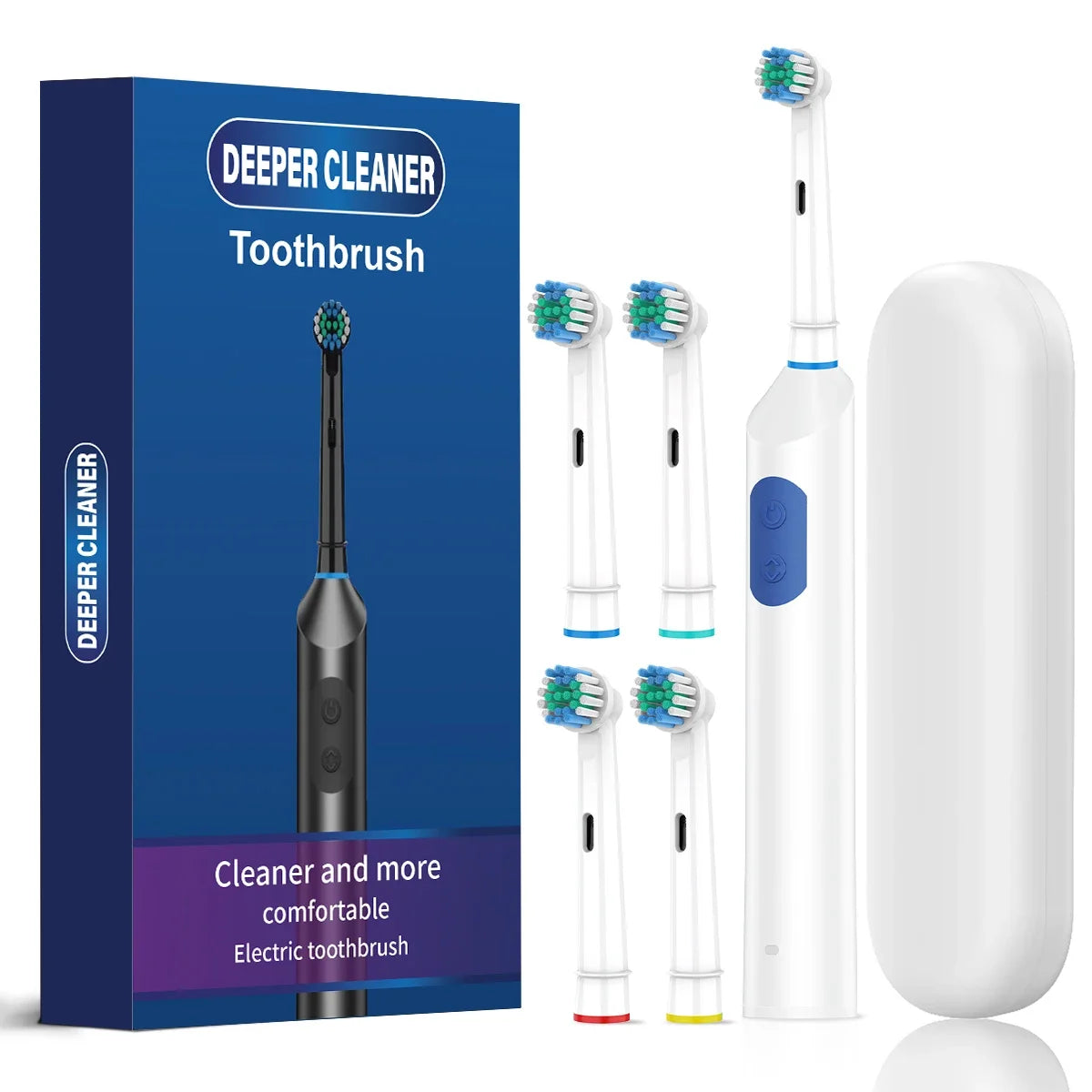 Home Cleaning Rotating Electric Toothbrush for a Brighter Smile