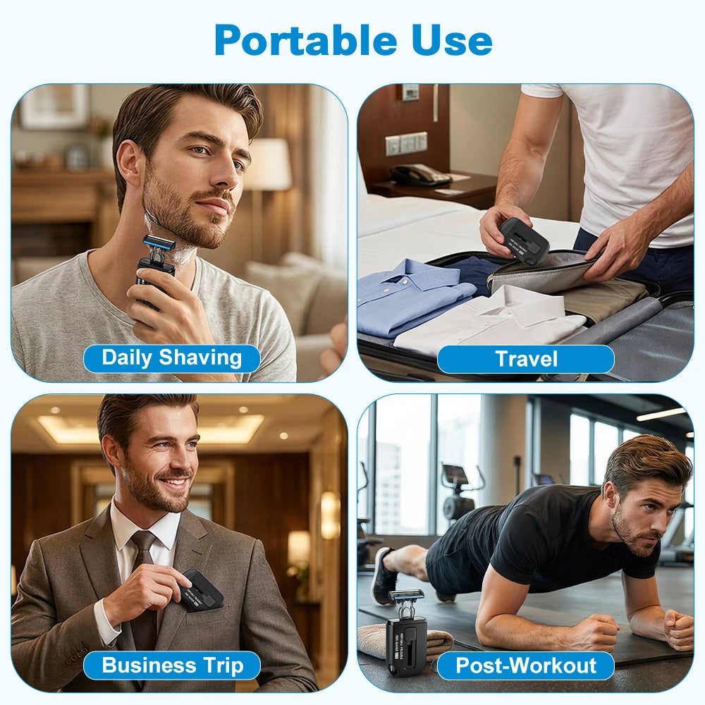 Travel Grooming Portable Manual Razor for Clean Shaves Anywhere - 12