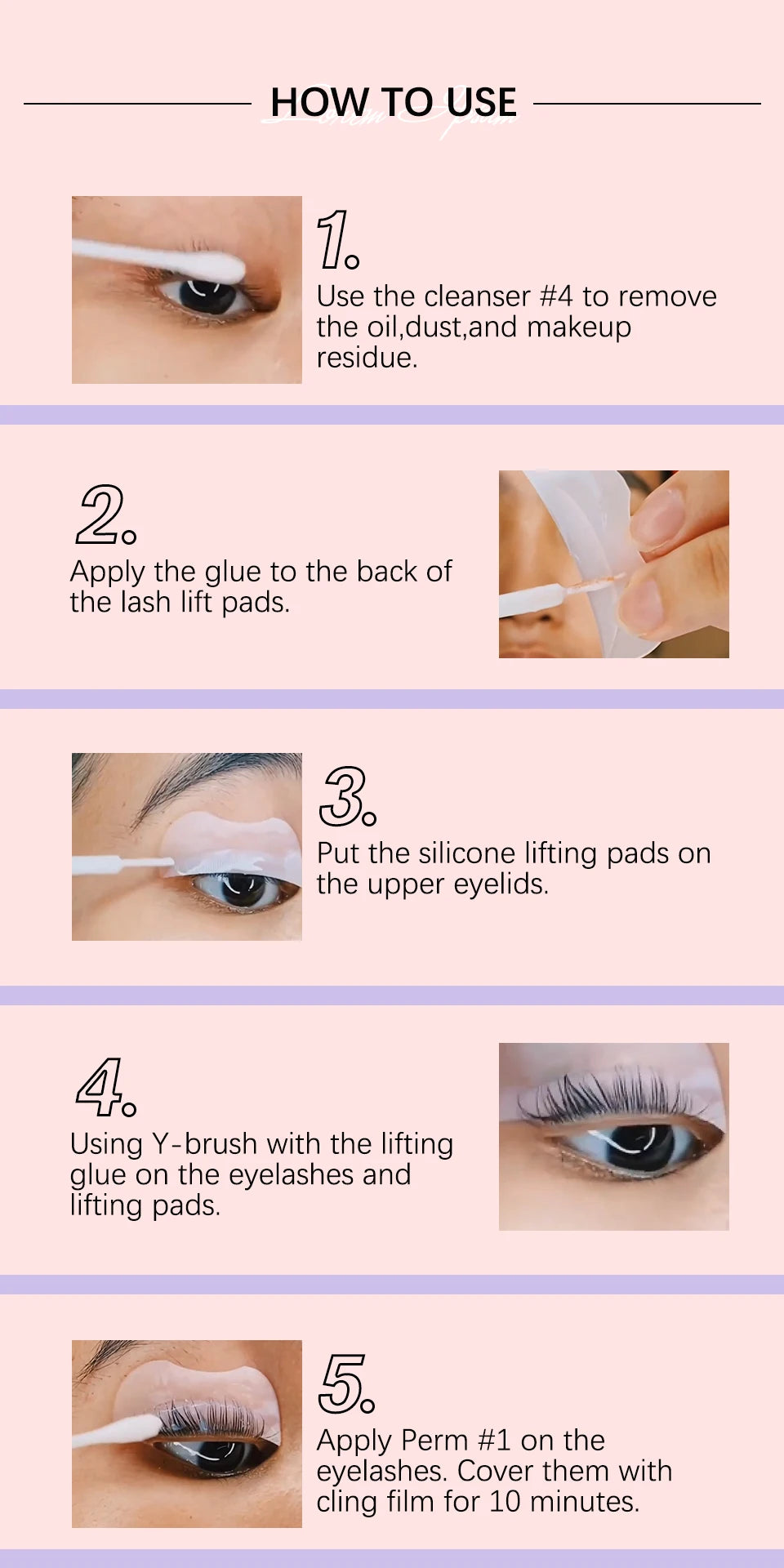 At Home Lash Lift Kit for Semi Permanent Curling and Lengthening - 12