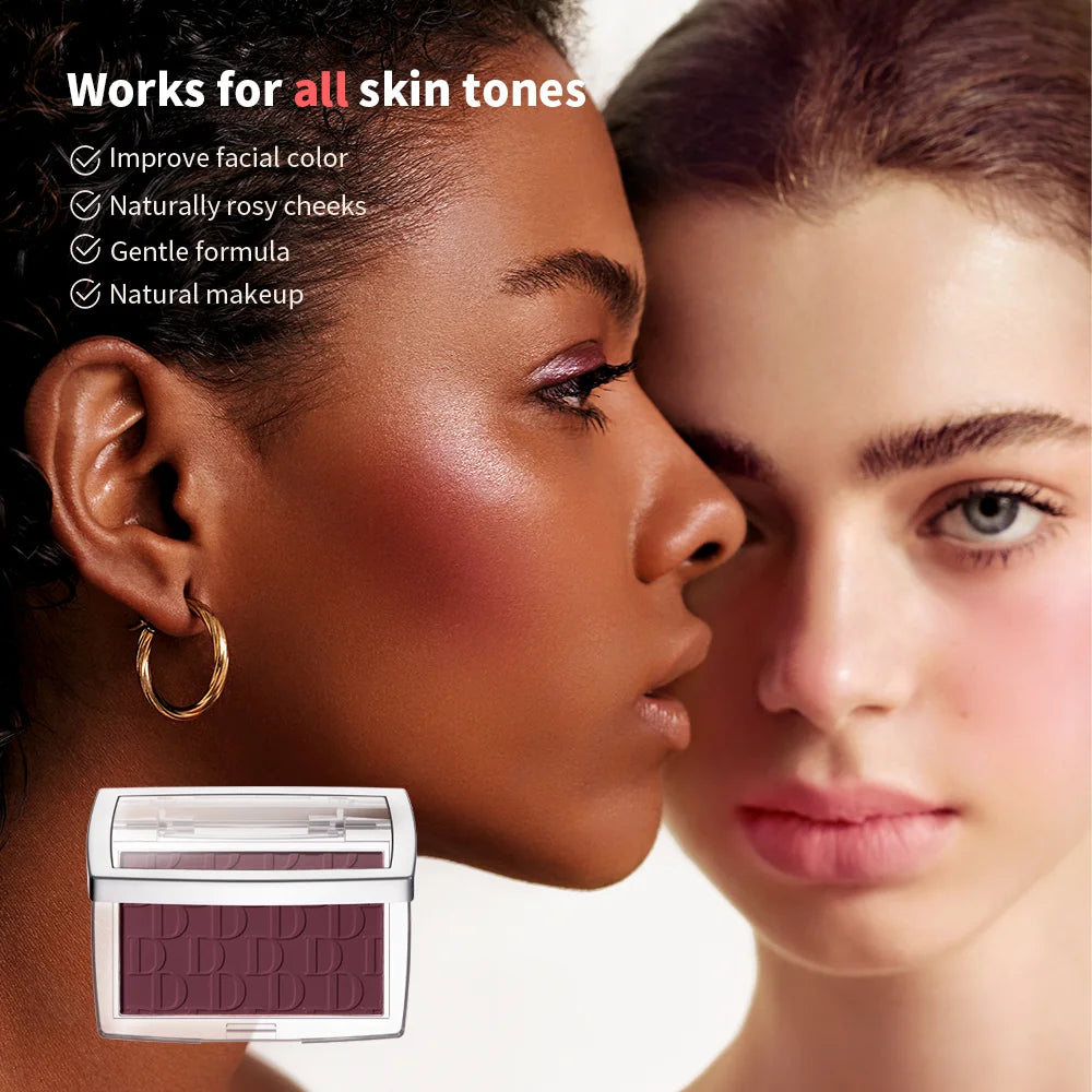 Daily Makeup Embossed Blush Palette with Natural Color Rendering - 5