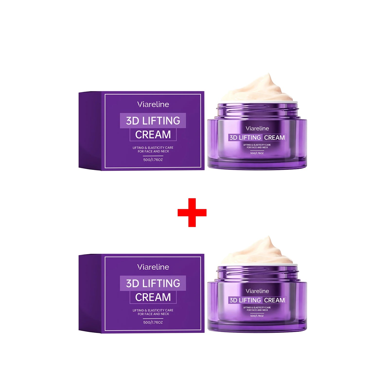 Daily Face And Neck 3D Lifting Cream For Firming And Smoothing Skin Care - 14