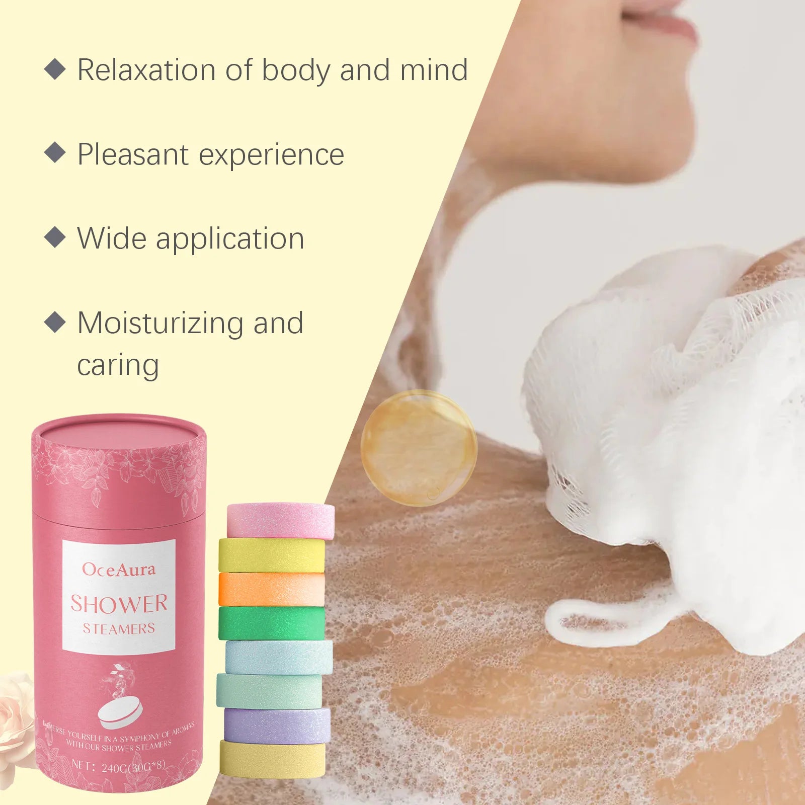 Bathroom Shower Steamers Aromatherapy Tablets for Relaxing Mind and Body - 11