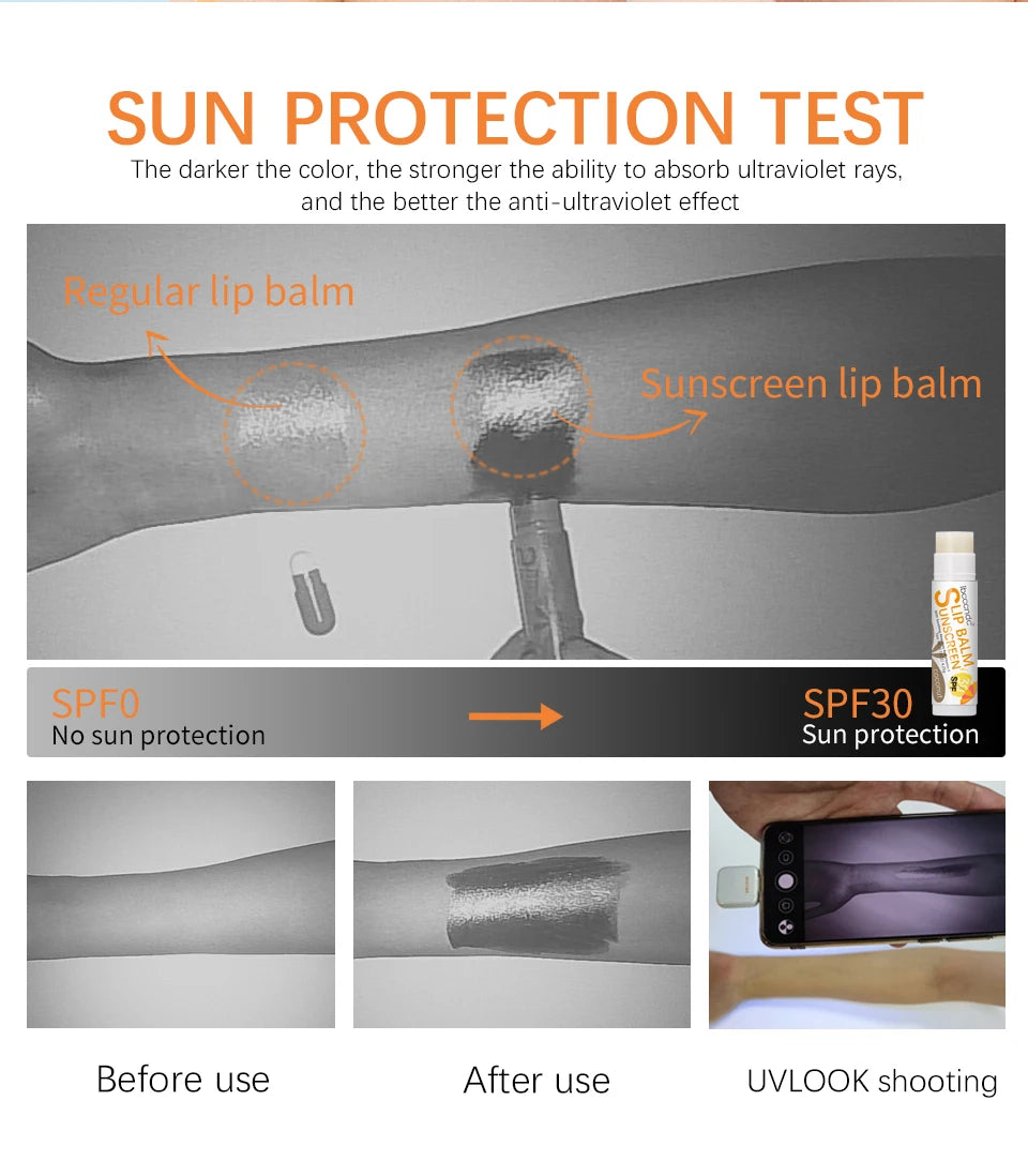 Outdoor Sunny Days Sunscreen Lip Balm UV Protection and Daily Moisture Care - 11