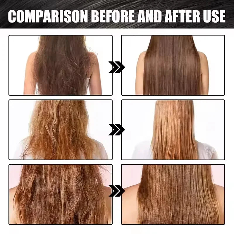 Dry Hair Rice Raw Pulp Hair Mask for deep damage repair and smooth care