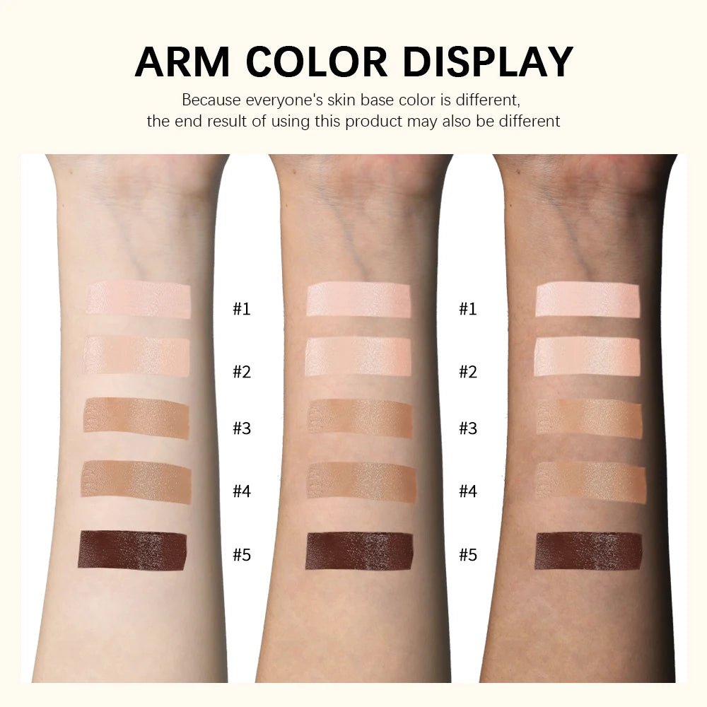 Daily Makeup Blur Base Balm and Dual Brush for Natural Finish Coverage