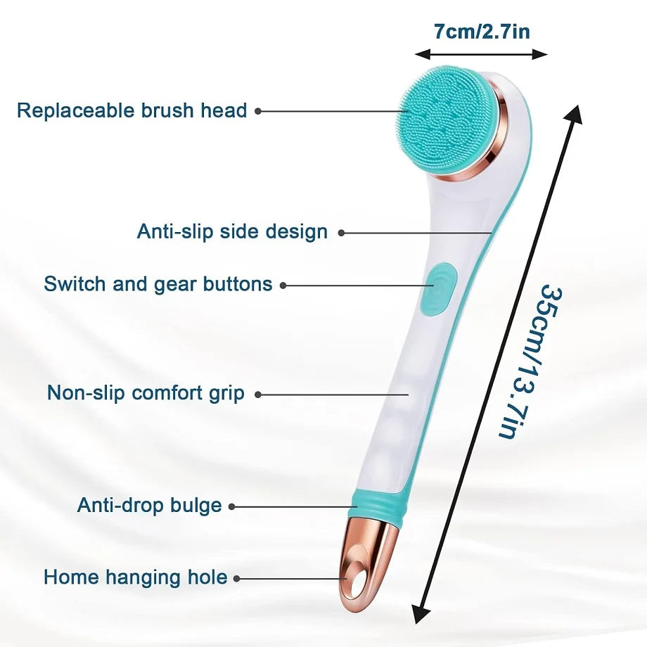 Bathroom Electric Bath Brush Rotating Body Scrubber