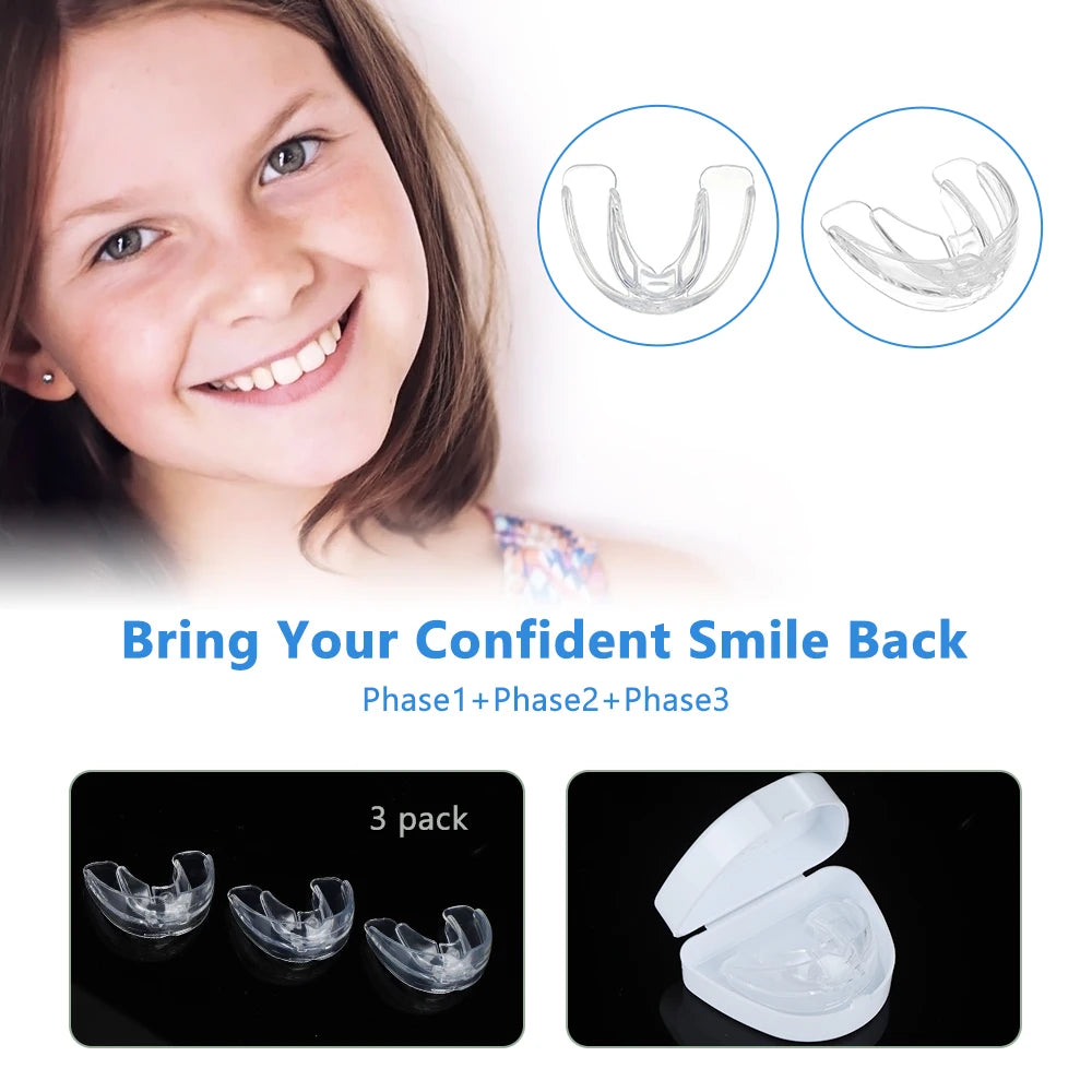 Kid teeth alignment dental trainer for home use
