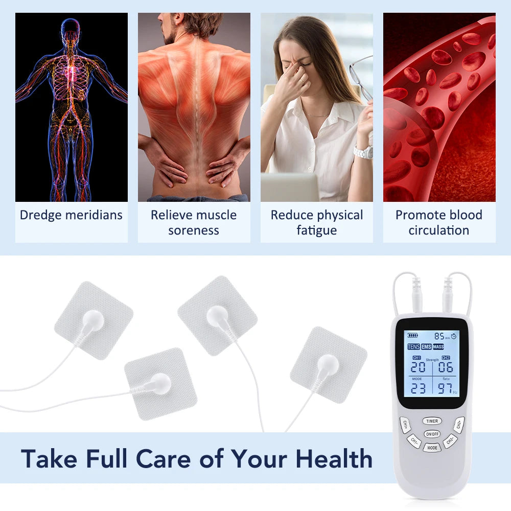 Full body relief tens muscle stimulator for soothing tired muscles - 9