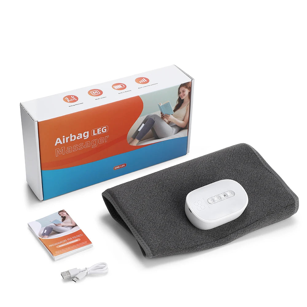 Relaxing at home wireless calf massager for sore leg relief