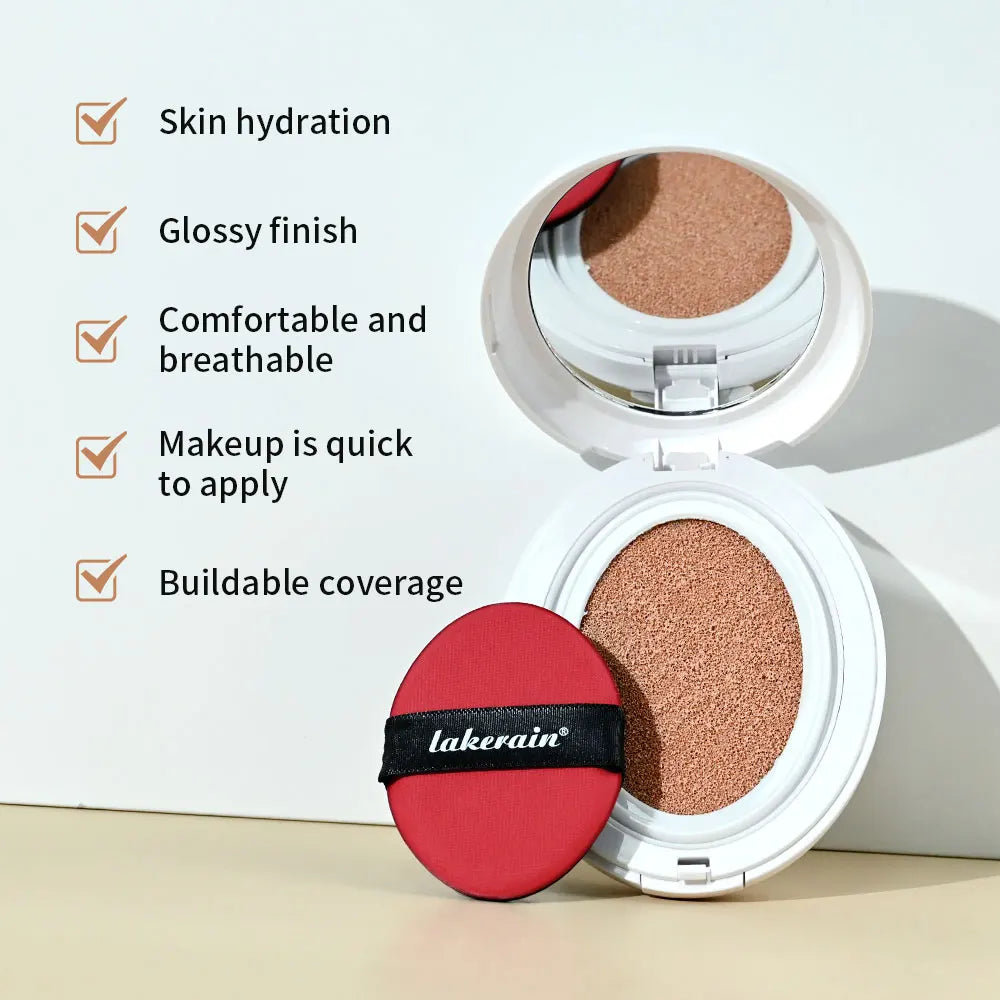 Korean Makeup Glow Cream Cushion Foundation for Natural Coverage
