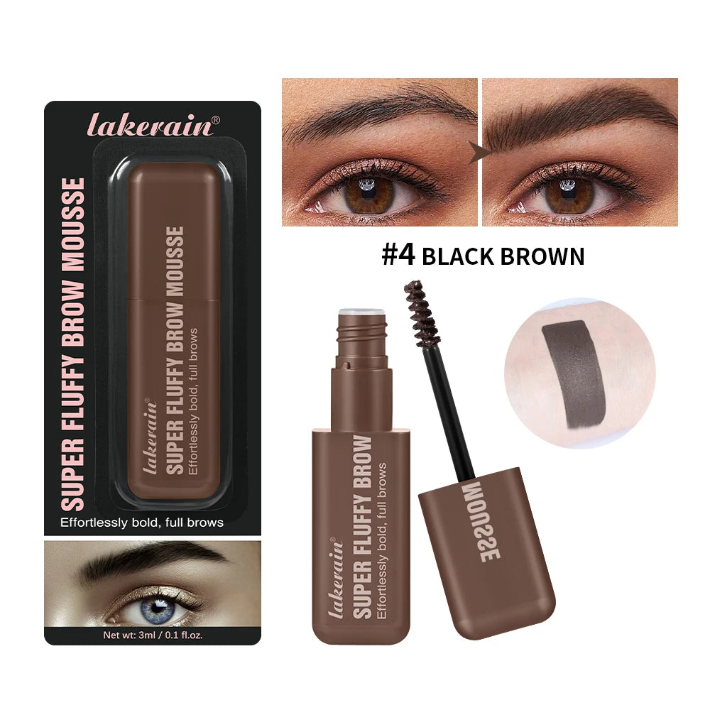 Daily Makeup Routine Waterproof Eyebrow Mousse for Thick Fluffy Brows