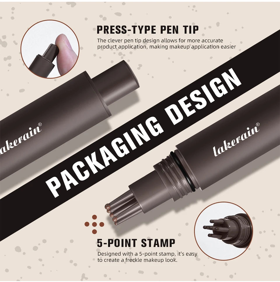 Daily Makeup Freckle Stamp Natural Look Long Lasting Pencil - 10