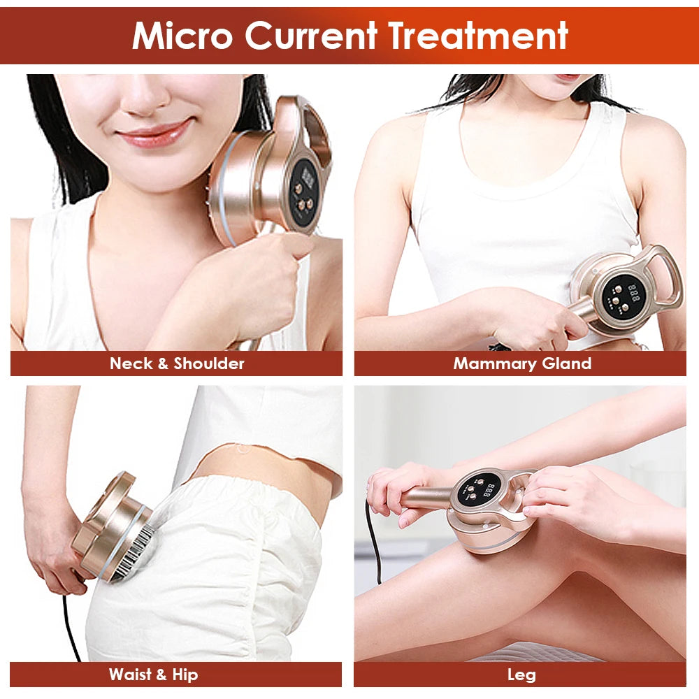 At Home Electric Meridian Brush Massager for Body Slimming and Relaxation - 14