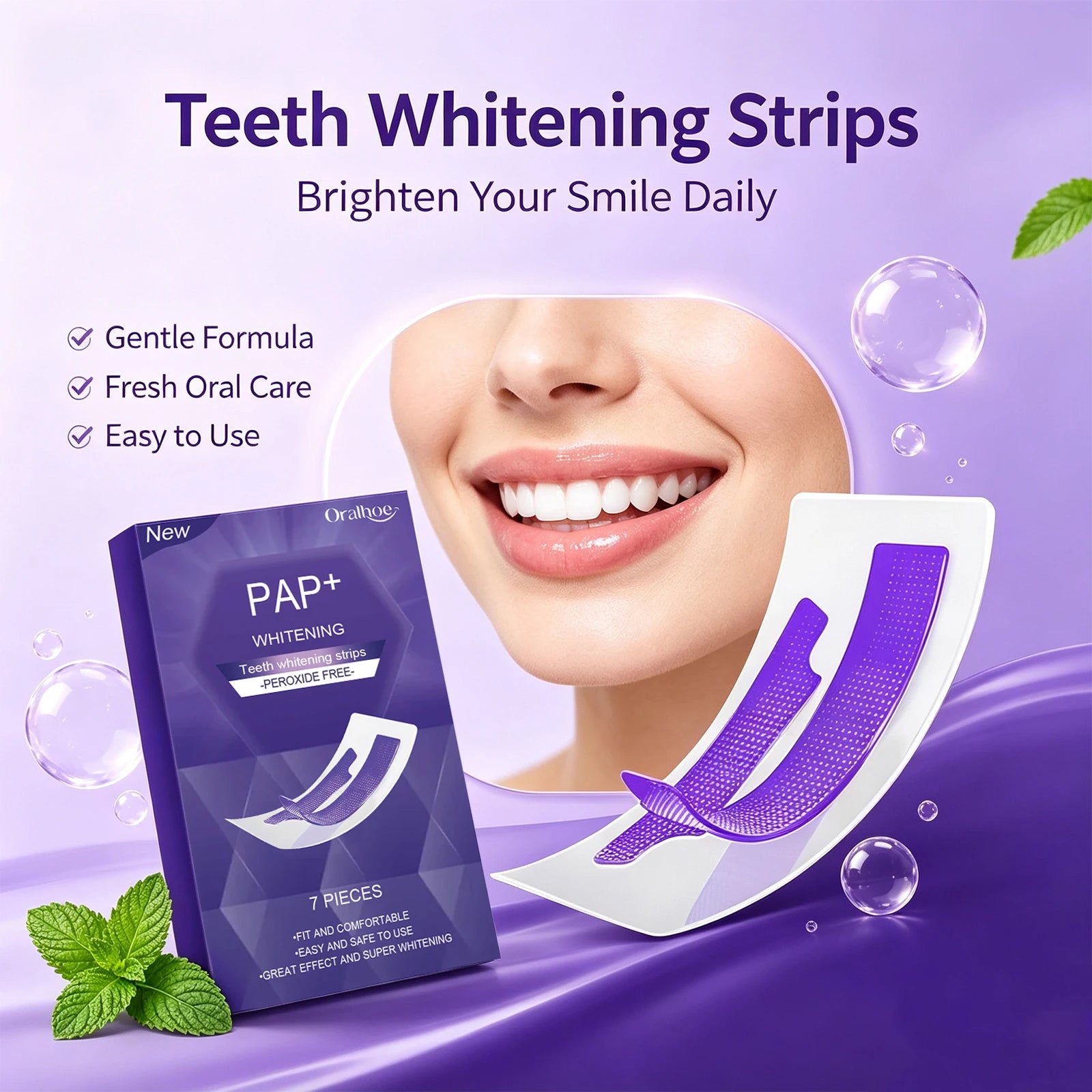 Bright Smile Teeth Whitening Strips for Stain Removal - 2