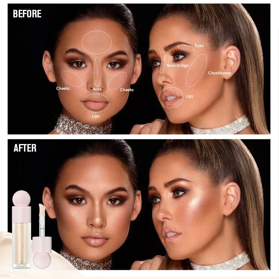 Daily Makeup Natural Light Liquid Highlighter for Radiant Glow - 16