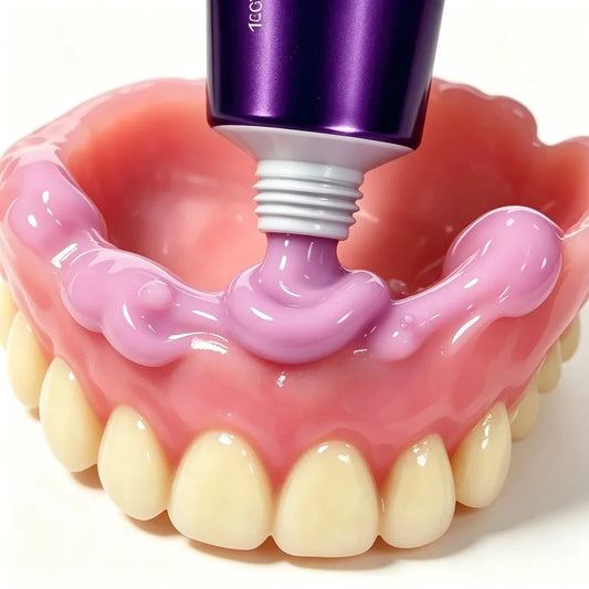 Daily Denture Care Soft Silicone Denture Reline Cushion Pad for Comfort