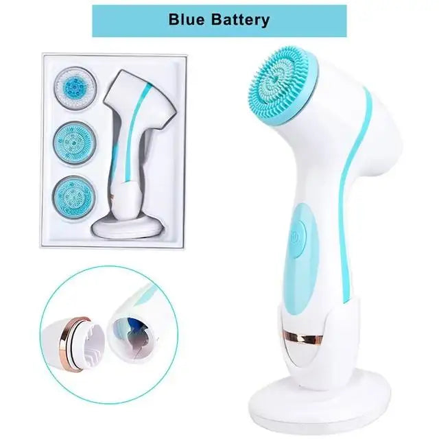 Daily Skincare Spin Facial Brush for Deep Cleansing and Gentle Exfoliating - 17