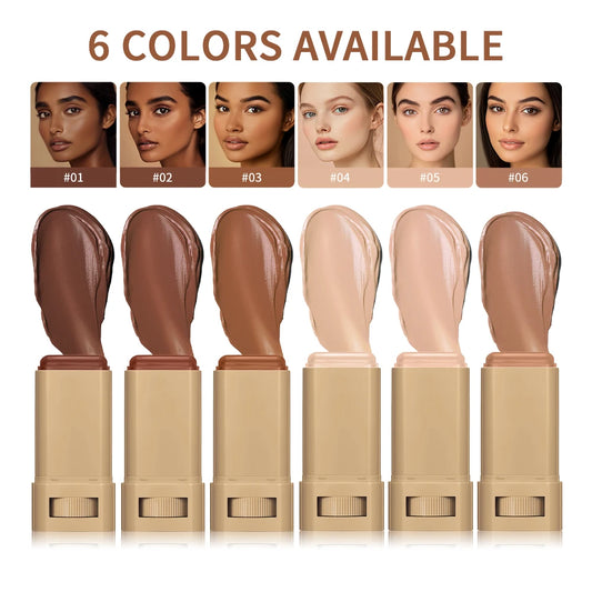 Travel makeup routine skin tint foundation stick for radiant glow