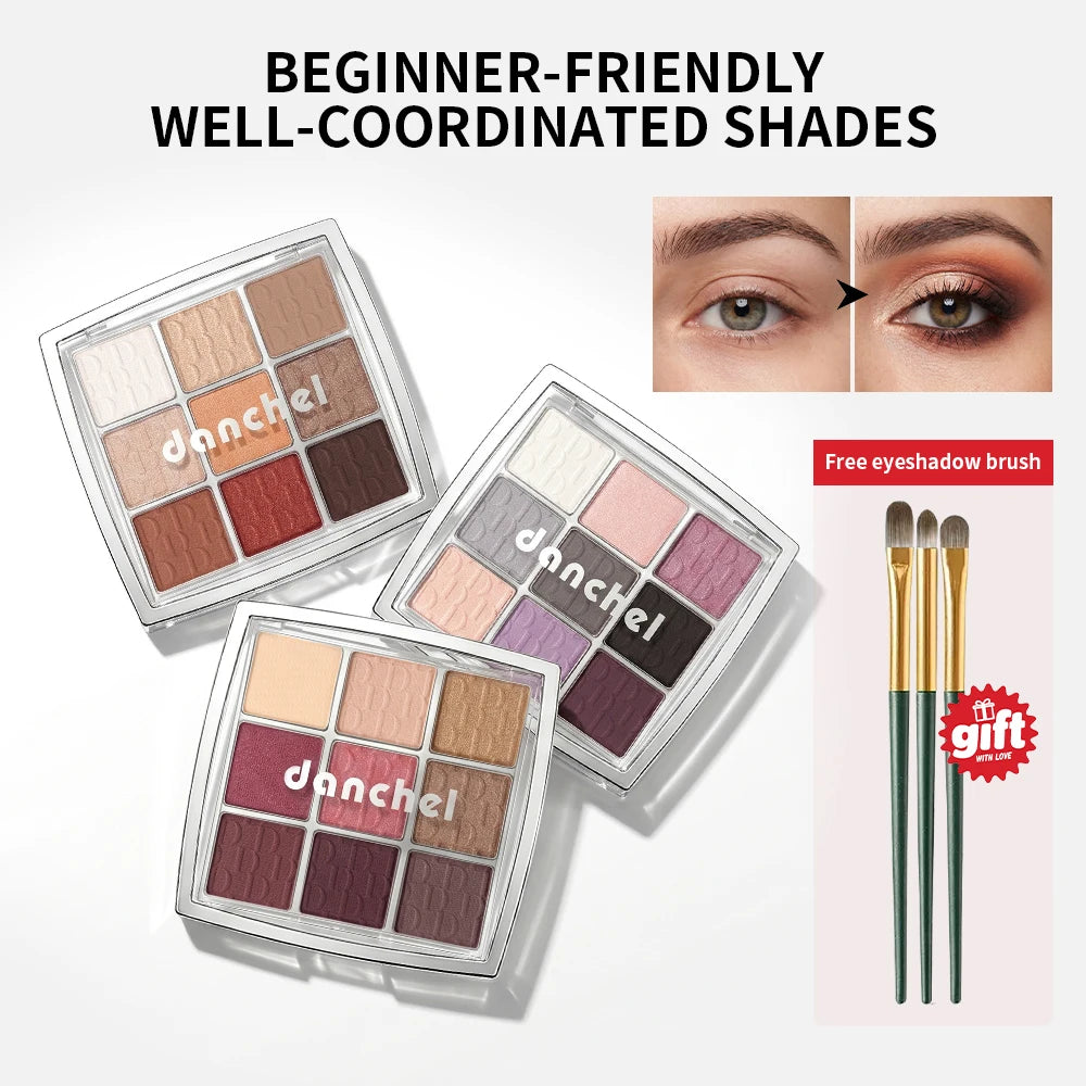 Daily Makeup Eyeshadow Palette with Long Lasting Coordinated Shades