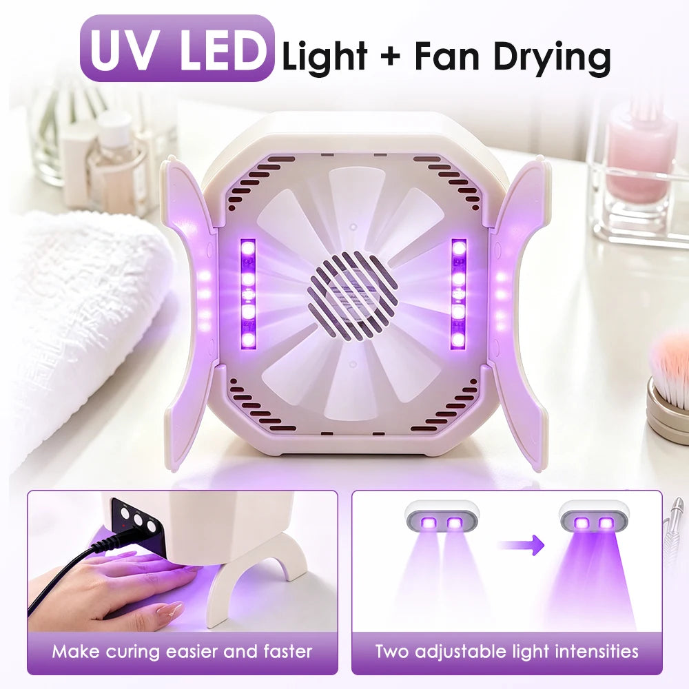 Home Manicure Nail Dryer and Gel Polish Remover for Fast Drying Care